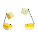 Pair of vintage telescopic lamp Fagerhults