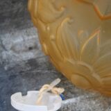 Art deco flower hanging lamp