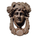 Heurtoir de porte en fonte portrait féminin classique
