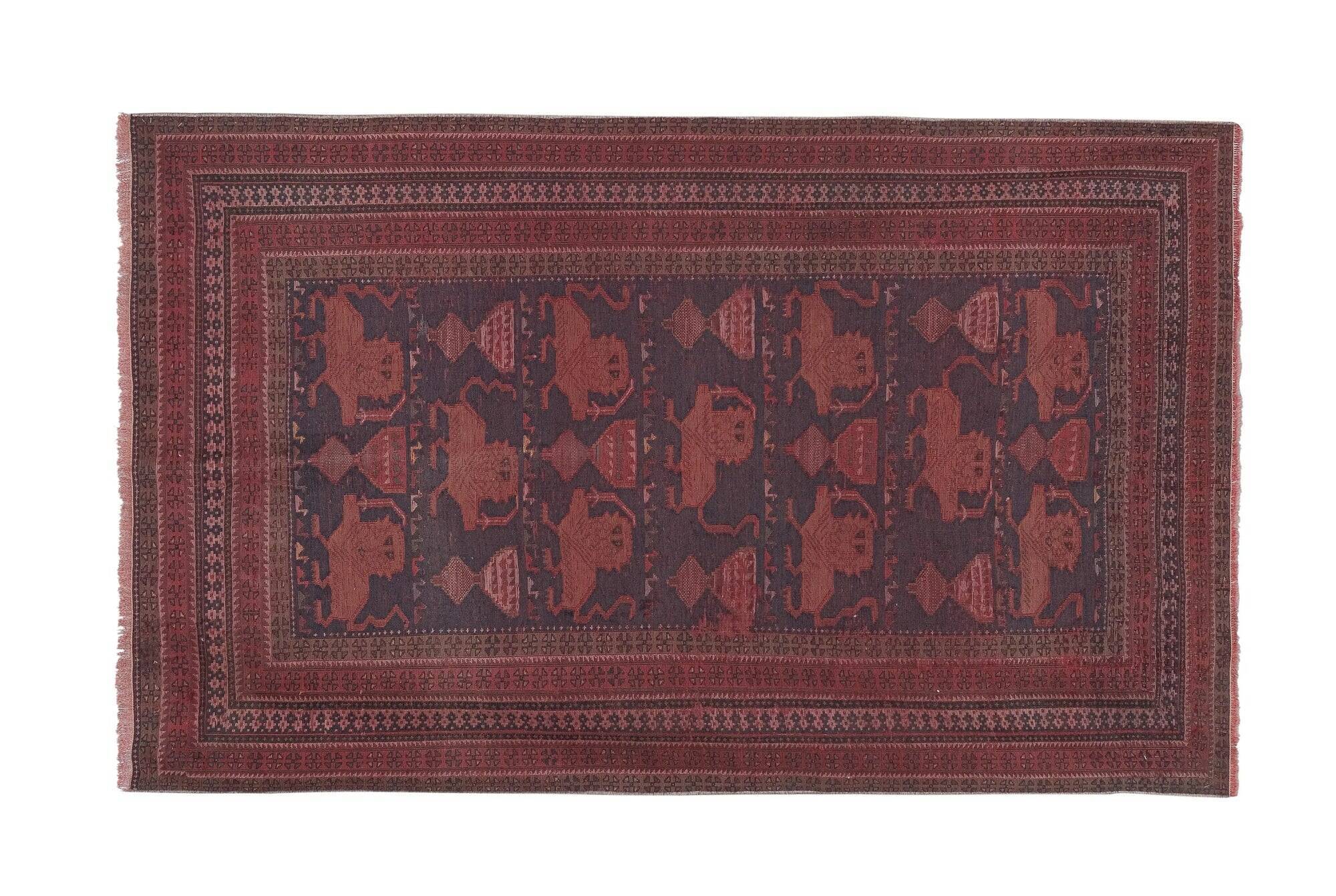 Tapis turc vintage fait main