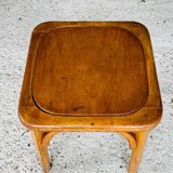 Bistro stool, curved wood by Stella, circa 1950s
