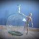 Demijohn 10 L oval transparent
