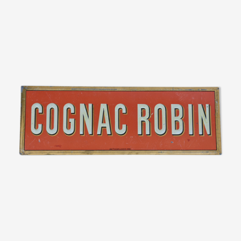 Robin Cognac advertising plate