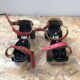 Old pair of roller skates germina metal black
