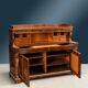 Writing desk in mahogany, Italy, 19th century