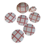1950 Longchamp tableware set, St Jean de Luz model