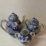 Blue White Japanese Porcelain Tea Set