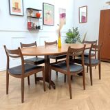 6 chaises vintage en teck