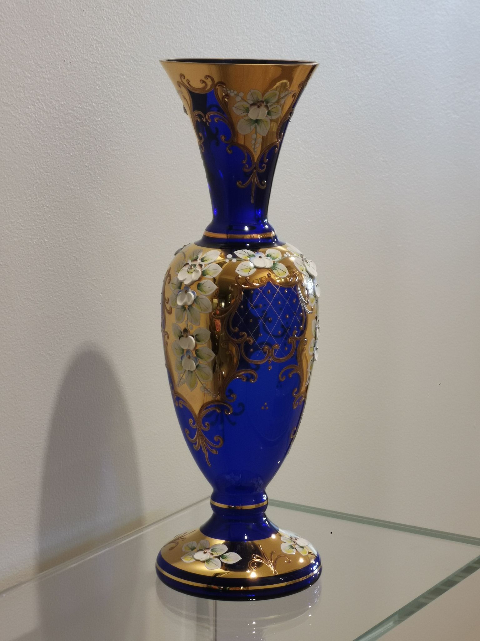 Venetian Murano glass vase