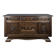 Art Deco oak enfilade with a diamond point decoration.