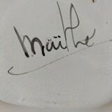 Ceramic dish from Maïthé pottery (Royan)