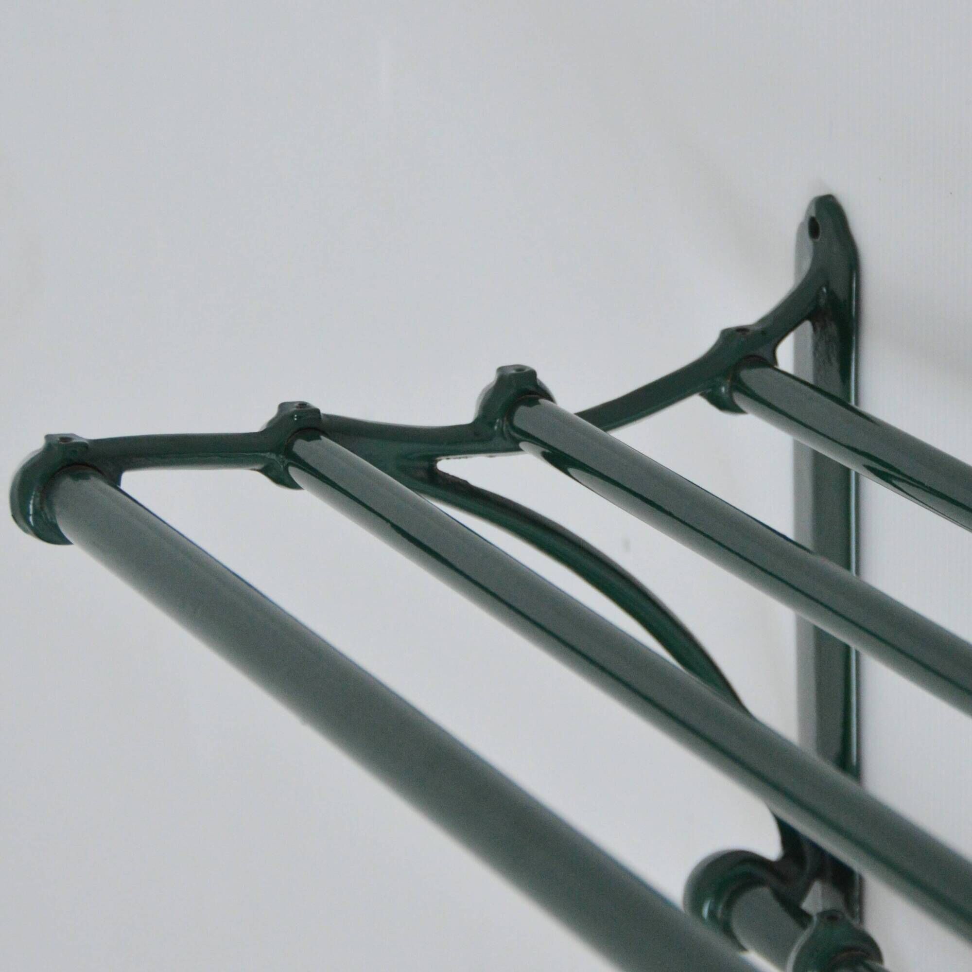 Vintage coat rack / hat stand in cast iron, 1930s Art Deco.