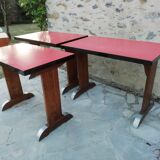 lot of 3 vintage bistro tables
