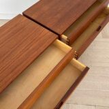 Scandinavian Teak Nightstands by Kai Kristiansen for Aksel Kjersgaard, Denmark, 1960s, Set of 2