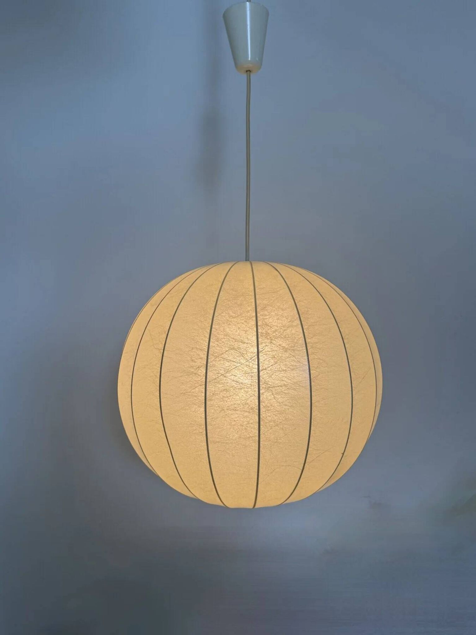 Cocoon hanging / pendant lamp, 1970s Germany