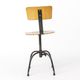 Industrial Swivel Chair by Heni Germany, 1950s Bauhaus Workshop Chair 1950