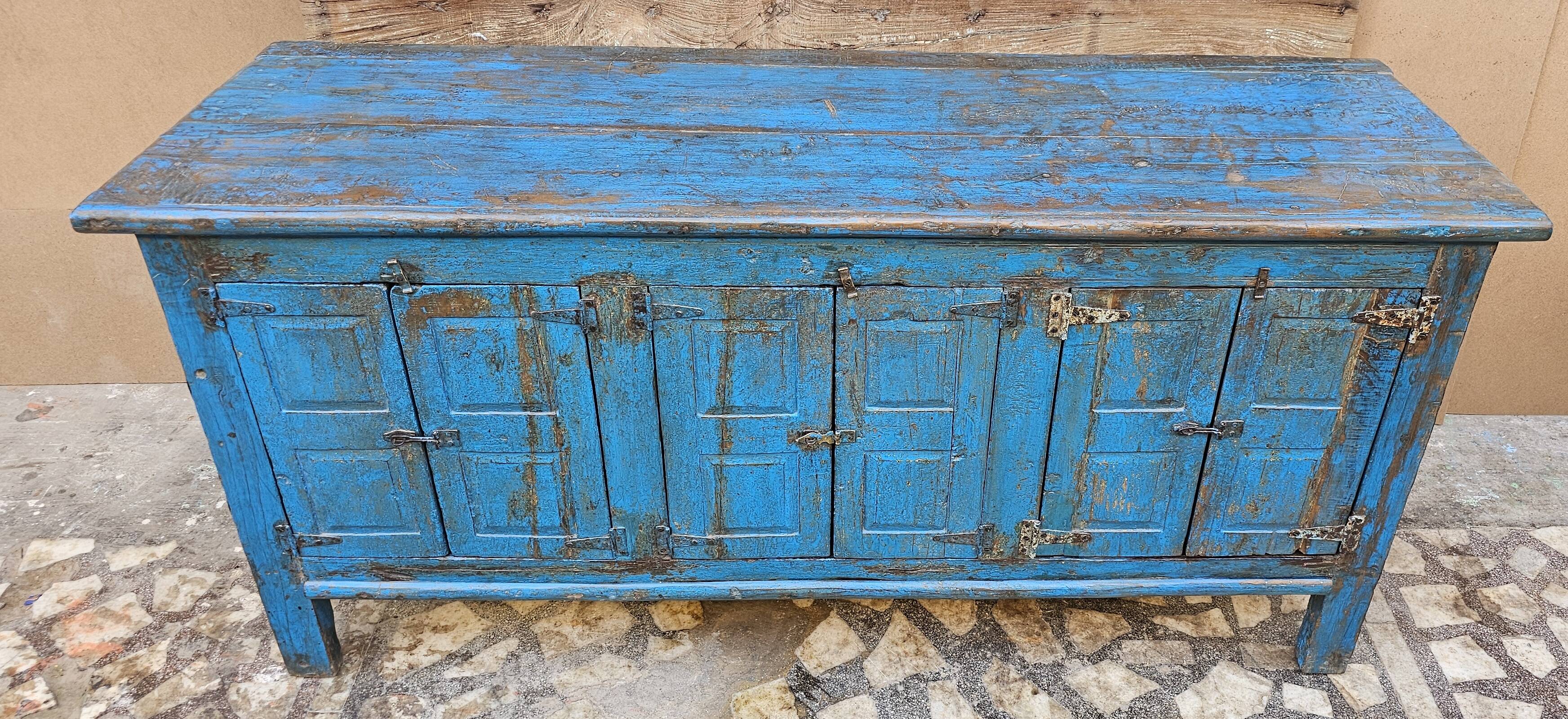 Ancien buffet en teck birman