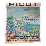 Affiche d'exposition Picot 1988