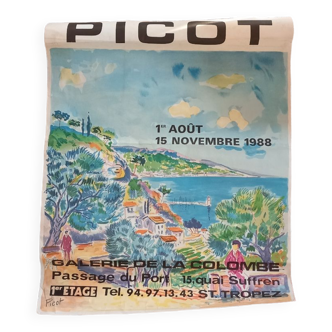Picot exhibition poster 1988