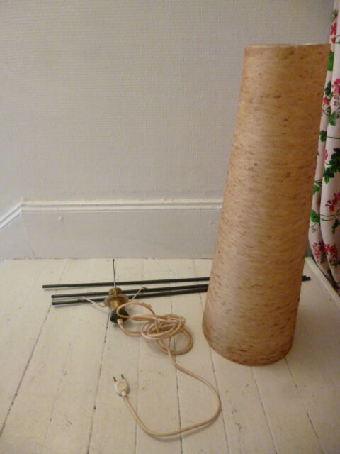 Lamp vintage of 50 years in resin