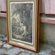 Tableau reproduction engraving old The Prayer