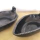 Set of 2 ceramic trinket trays from the 1950s, signed ACCOLAY