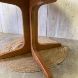 Vintage extendable round table