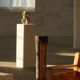 Large wooden sculpture "Black Elegance" by Ole Wettergren, Denmark, 1990s.