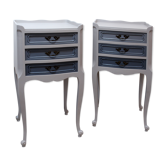Pair of Louis XV bedsides redesigned