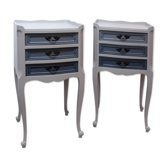 Pair of Louis XV bedsides redesigned