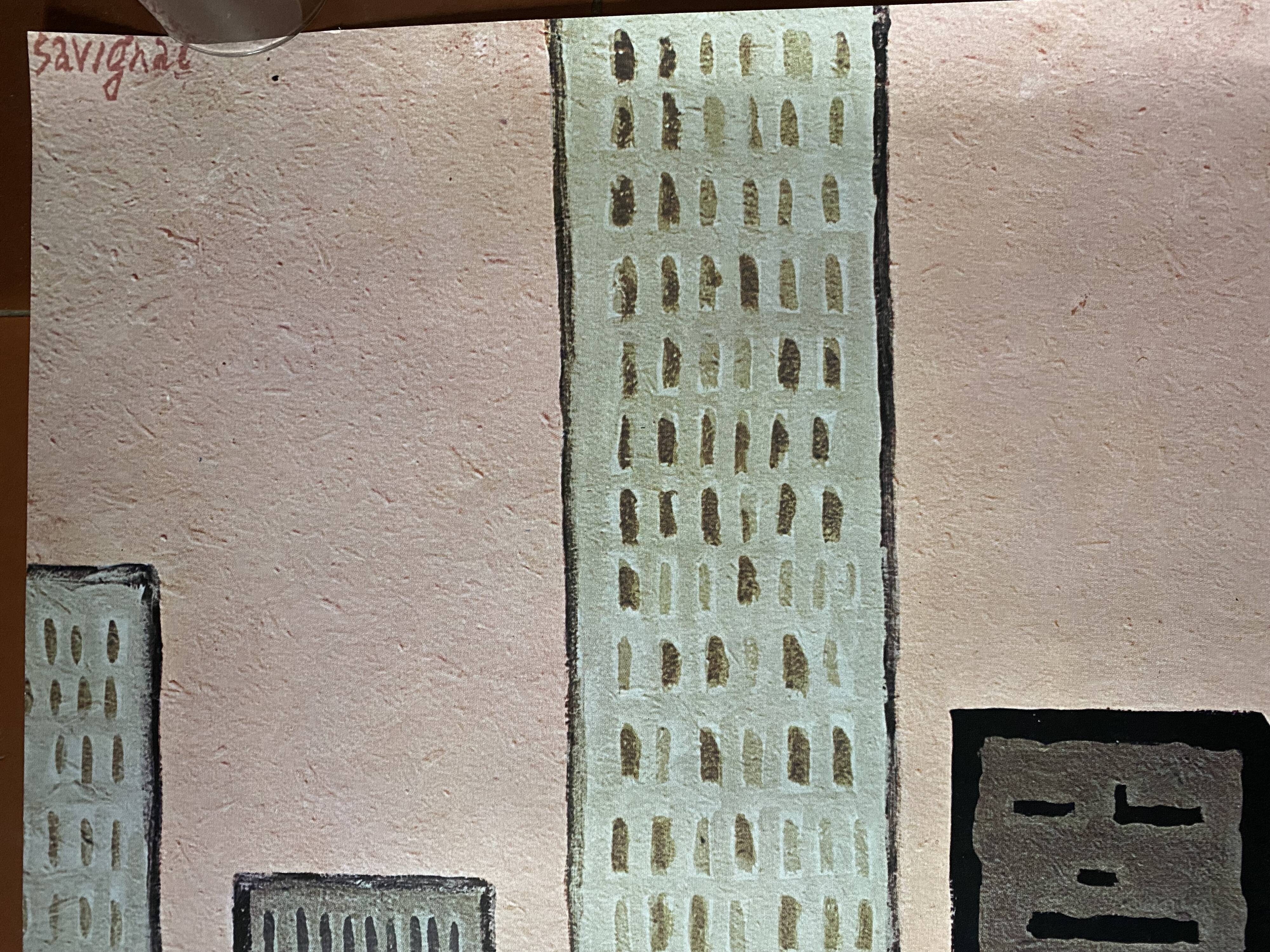 Original poster "Take care of the tower" Raymond Savignac 60x80cm 1974