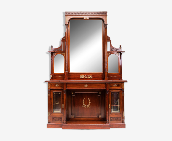 Large Antique Console Table With Mirror 1910s Selency Large Antique Console Table With Mirror, Ornate Hall Table And Mirror