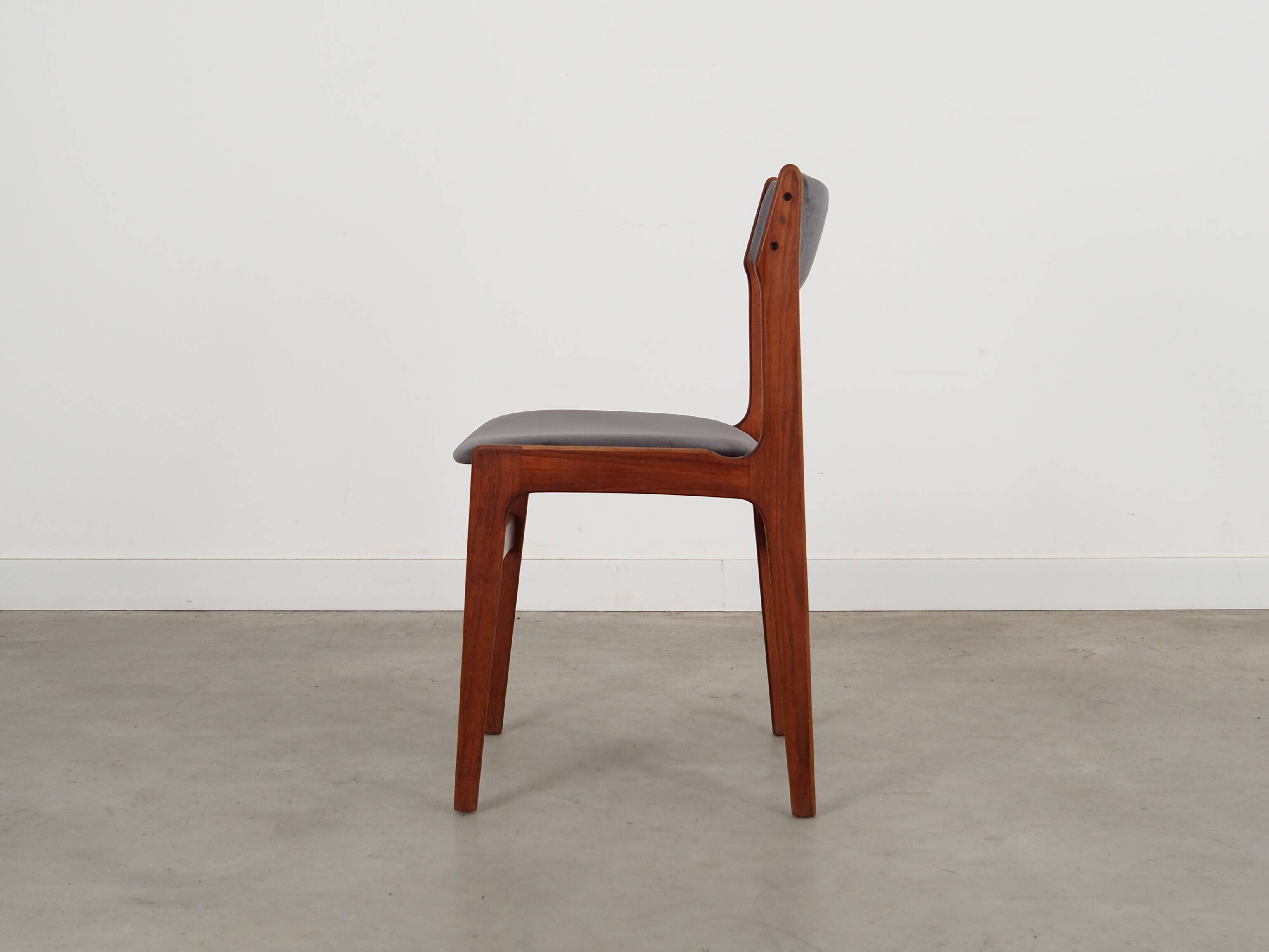 Set of six teak chairs, Danish design, 1960s, production: Denmark