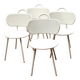 Suite de 4 chaises Bibelo Swim, Margaux Keller