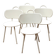 Suite de 4 chaises Bibelo Swim, Margaux Keller