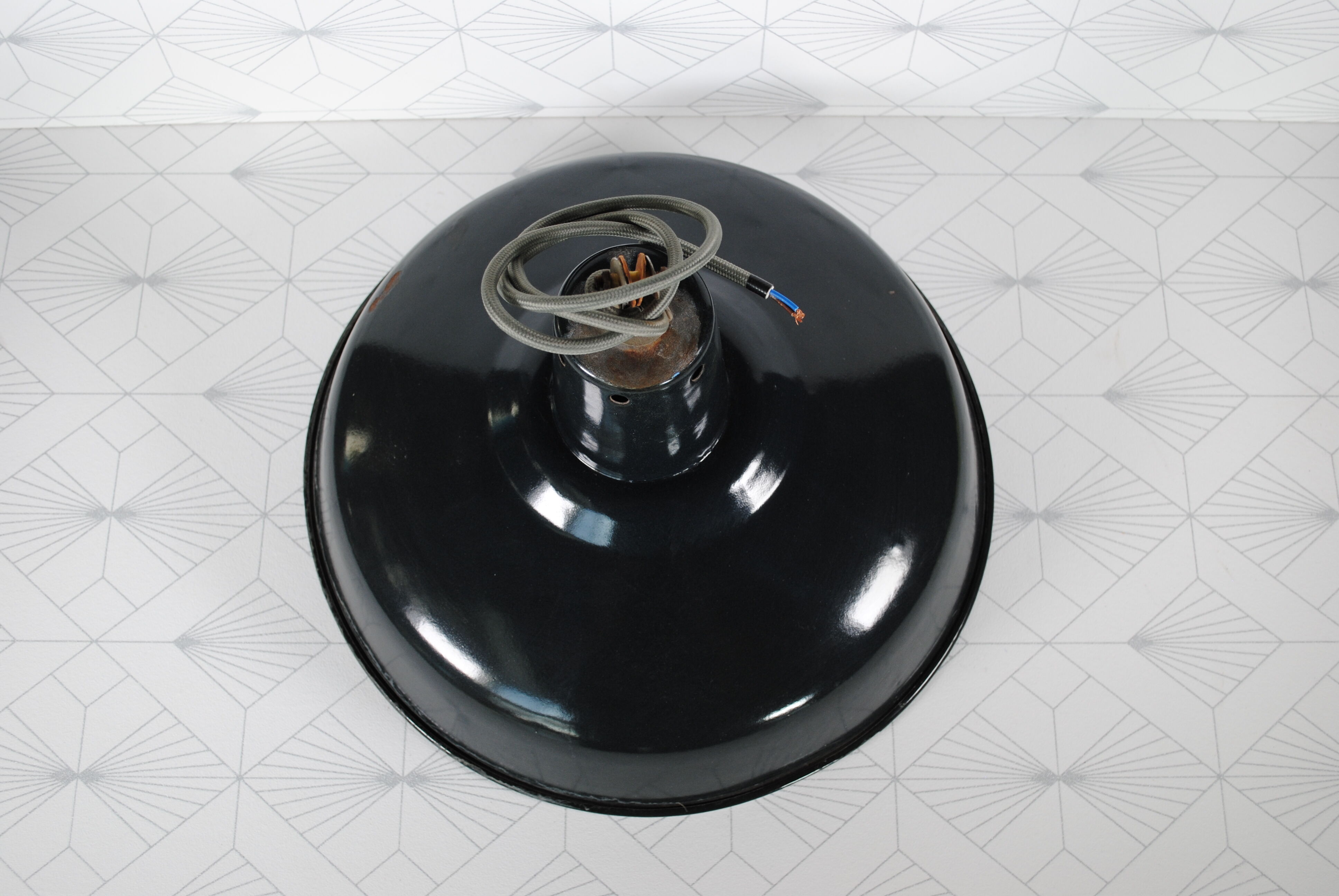 Industrial enamel hanging