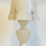 70s natural alabaster lamp