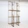 French bakery shelf in wrought iron and brass, 1900