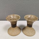 A set of beautiful ceramic candle holders from Danish Tue Poulsen.