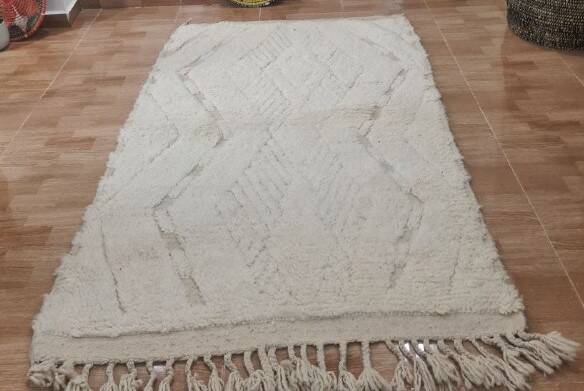150x100 cm Beni ouarain rug, Moroccan handcrafted