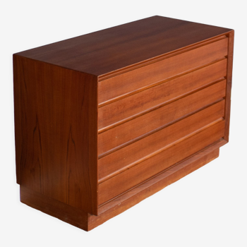 Teak 1960s danish chest of drawers