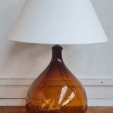 Vintage demijohn lamp