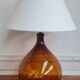 Lampe dame jeanne vintage