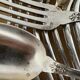23-piece cutlery set by Boulenger, silver-plated metal with hallmarks.