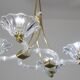 Extraordinary Art Deco Murano Glass and Bronze Chandelier by Barovier&Toso, 1950