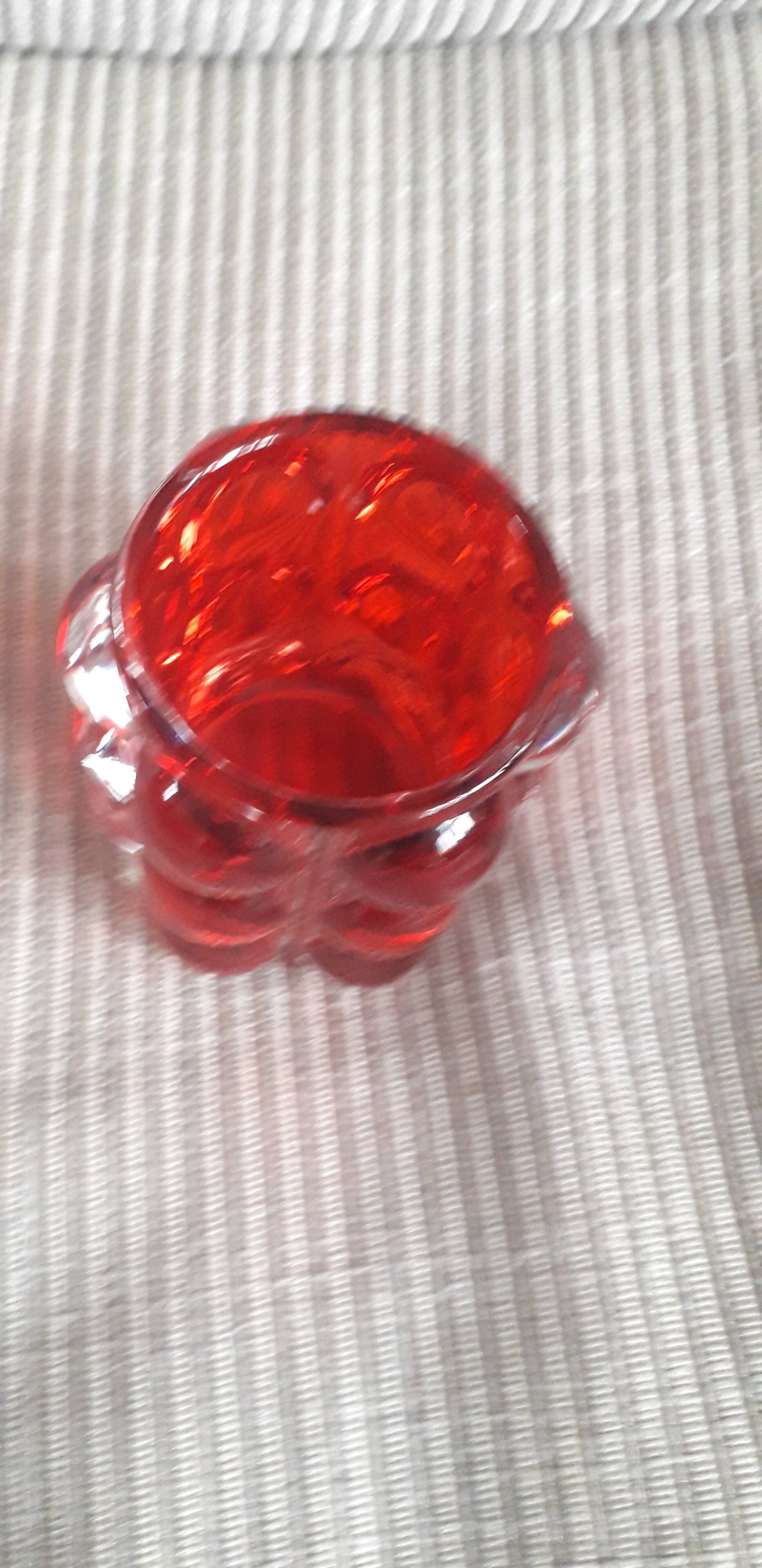 Very original vintage vase with bubble decoration