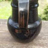 Pichet terre cuite vernissée France années 80