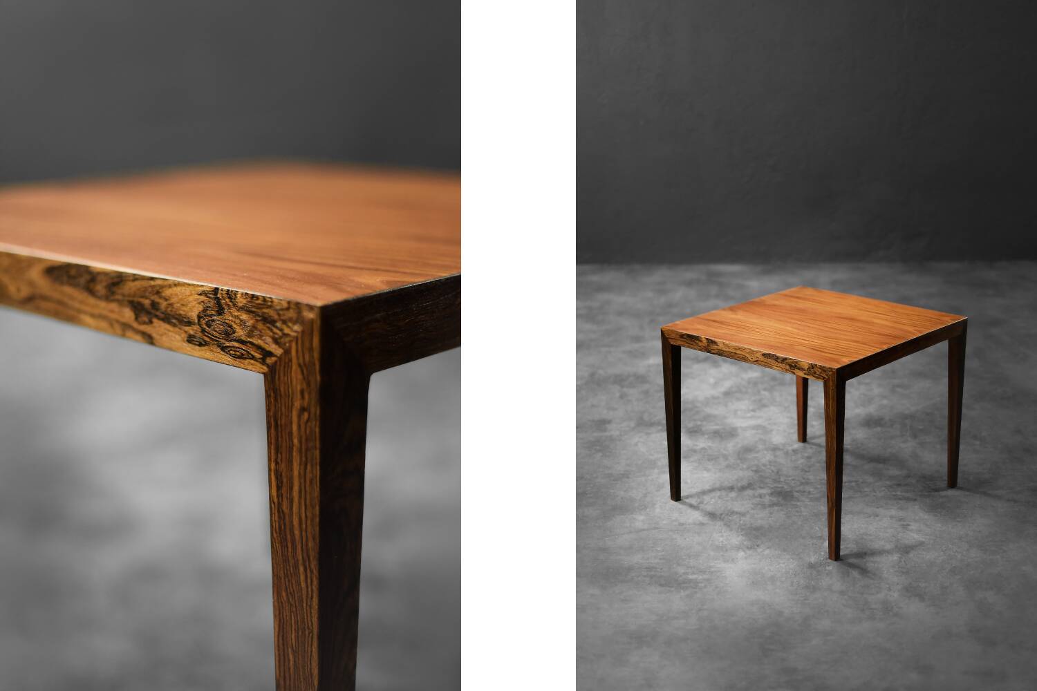 Vintage Classic Mid-Century Scandinavian Modern Rosewood Coffee Table