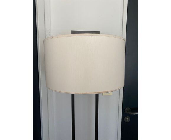 Contemporary Italian Style Lamppost In Black Metal And White Lampshade Selency Contemporary Italian Style Lamppost In, Italian Half Lamp Shades