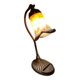 Adjustable table lamp in glass paste, 1960s